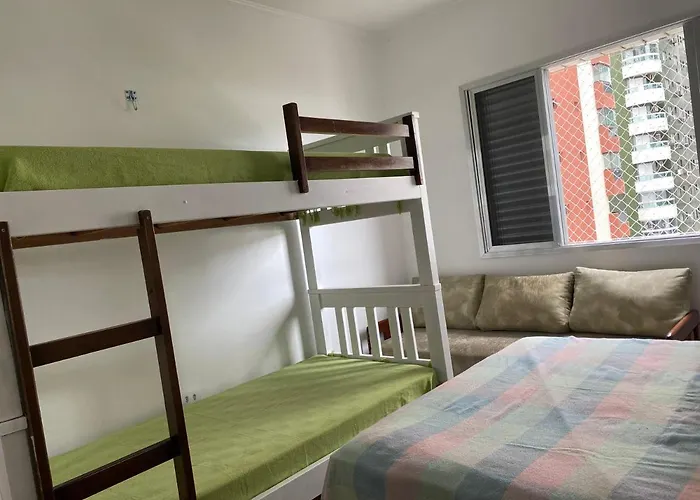 Pe Na Areia Canto Do Forte, Wi-Fi,Estacionamento