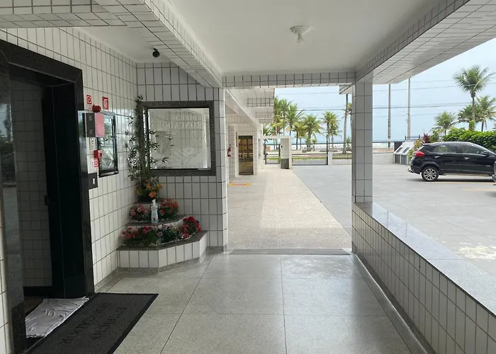 Pe Na Areia Canto Do Forte, Wi-Fi,Estacionamento