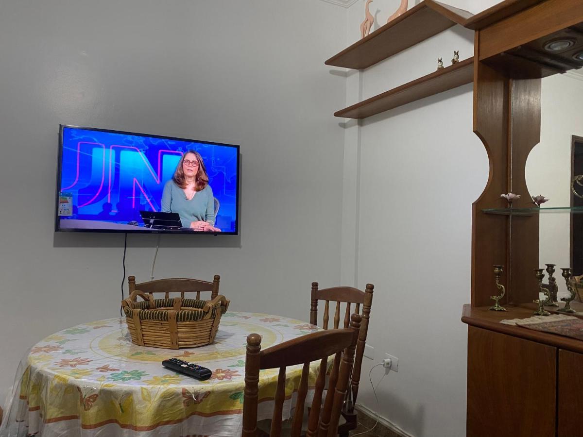 公寓 Pe Na Areia Canto Do Forte, Wi-fi,estacionamento Praia Grande (Santos)